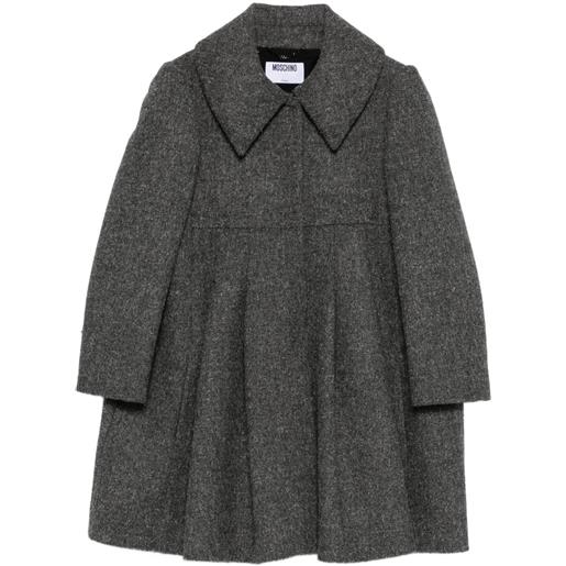 Moschino cappotto svasato - grigio