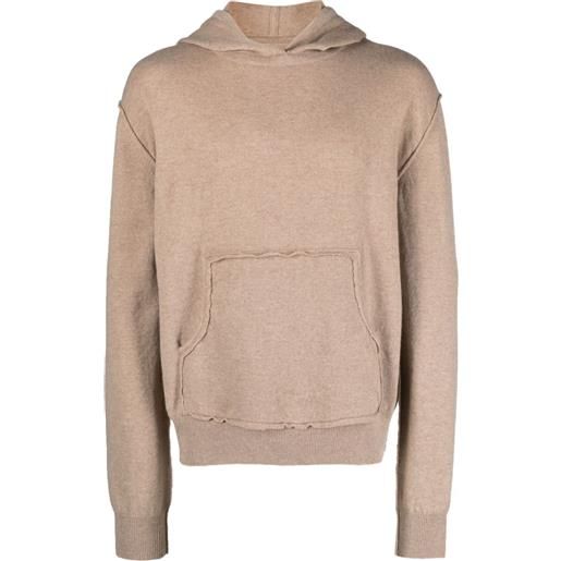 Maison Margiela felpa con cappuccio - toni neutri