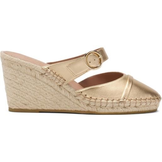 Malone Souliers mules farah con zeppa - oro