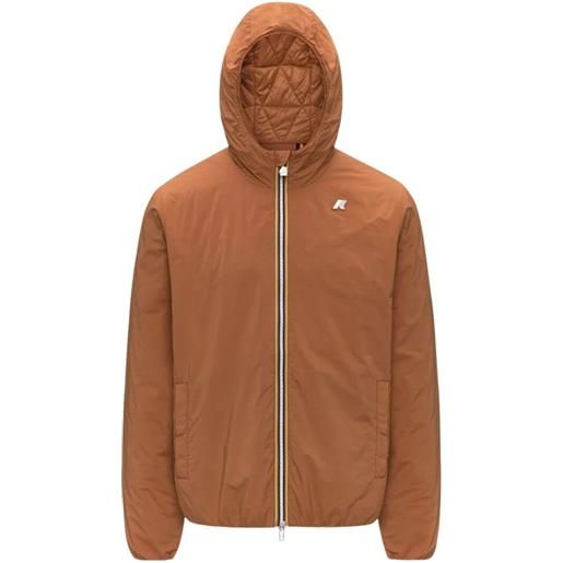 K-Way giubbino uomo jack plain warm arancio xl