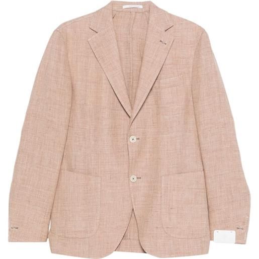 Eleventy blazer monopetto - toni neutri