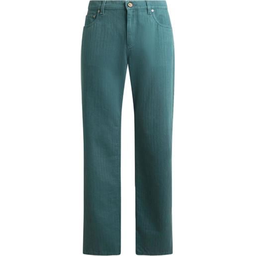 ETRO jeans dritti con tasche - blu