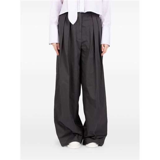 Société Anonyme pantaloni andy con pieghe - grigio