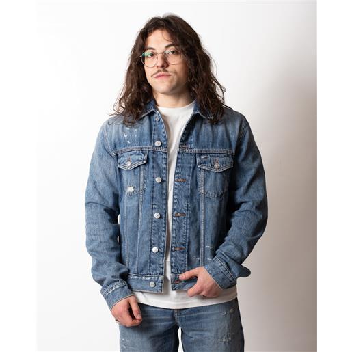 Tommy Jeans giubbotto Tommy Jeans regular in jeans uomo