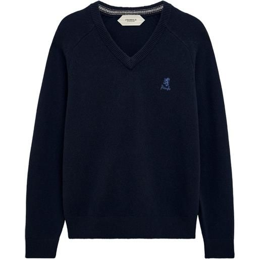 Pringle of Scotland maglione con scollo a v - blu