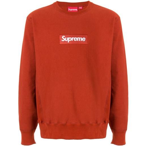 Supreme felpa con applicazione - rosso