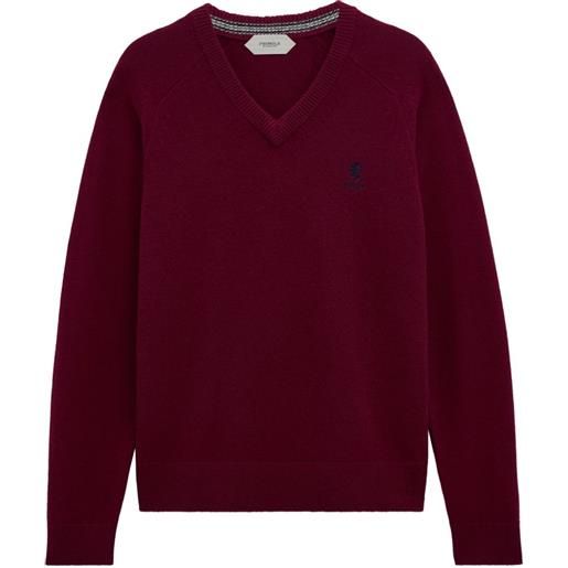Pringle of Scotland maglione con scollo a v - rosso