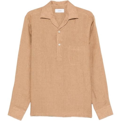 Lardini camicia con bottoni - toni neutri