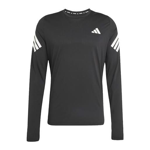 adidas homme adi365 running iconic long sleeve, black, 3xl