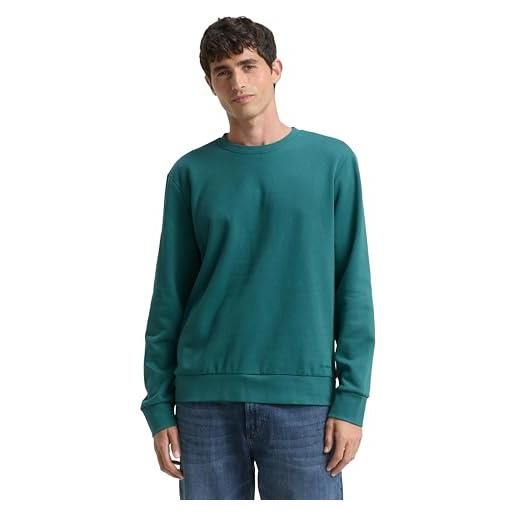 TOM TAILOR felpa da uomo, 14171 - jasper green, l