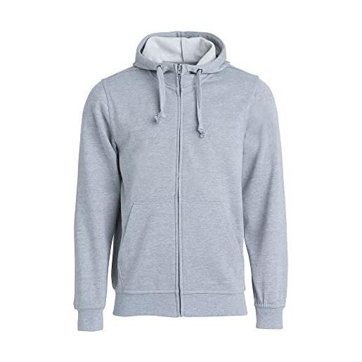 Clique felpa con cappuccio da uomo basic con zip intera, blu (blu scuro), m