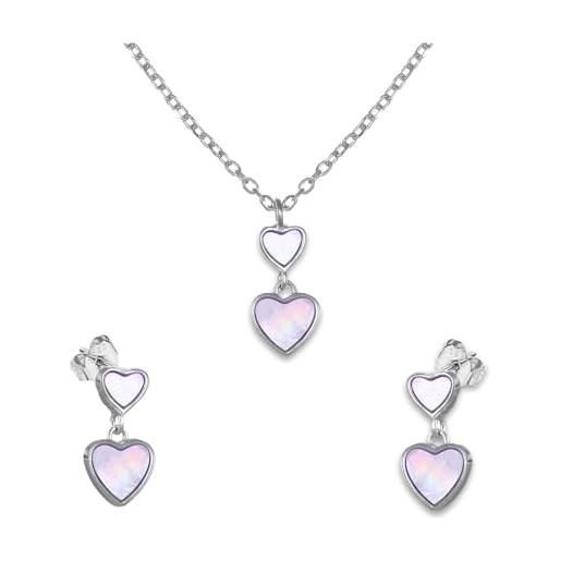 Bliss Gioielli | Orecchini cuore con rubini e diamanti – Gioielleria