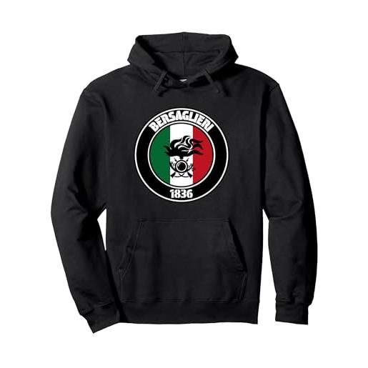 AZ PRINT CREATIONS bersaglieri design 1 felpa con cappuccio, unisex per adulti, rosso, m