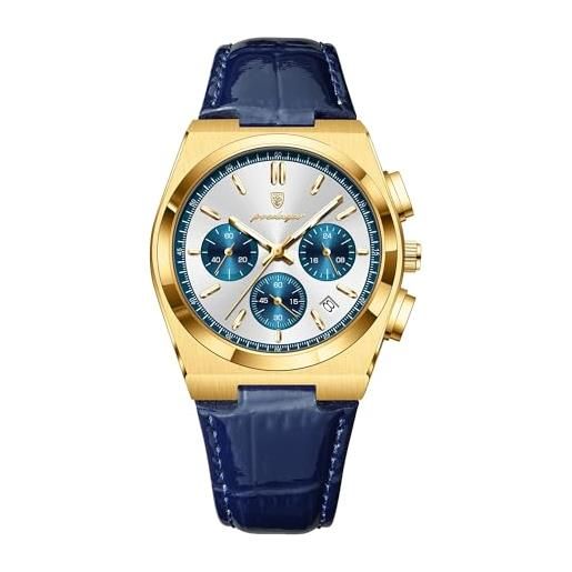Orologio al quarzo con calendario, orologio da polso da uomo