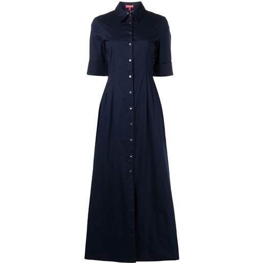 STAUD chemisier joan lungo - blu