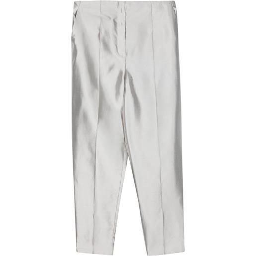Theory pantaloni crop affusolati - grigio