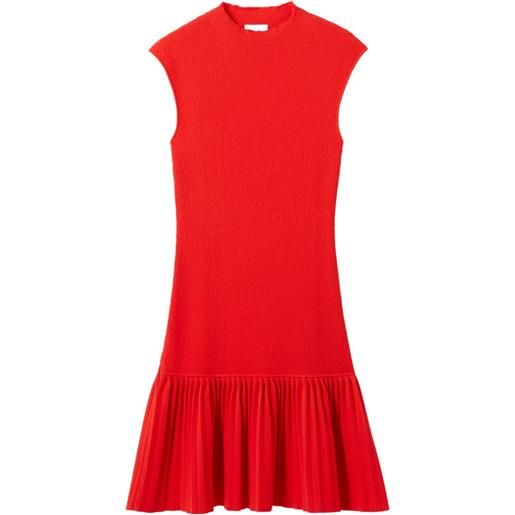 Claudie Pierlot abito corto plissettato - rosso