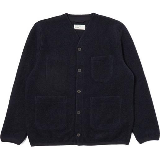 Universal Works cardigan con bottoni - blu