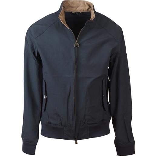 Barbour uomo corto blu