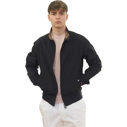 Barbour uomo corto blu