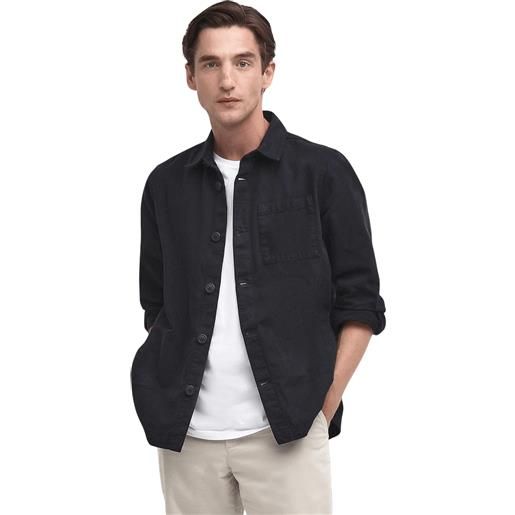 BARBOUR washed overshirt giacca uomo