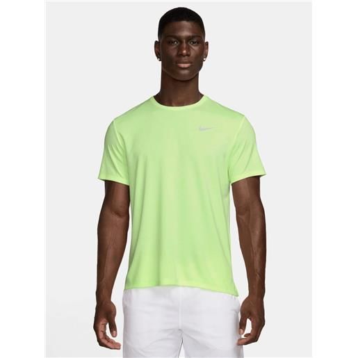NIKE uv miler ss t-shirt running uomo