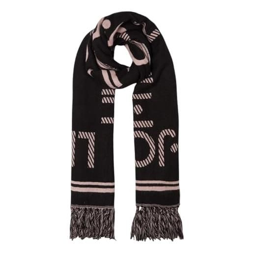 Liu jo sciarpa donna stola jacquard monogram nero c25lj46 2f4006 t0300 22222 nero