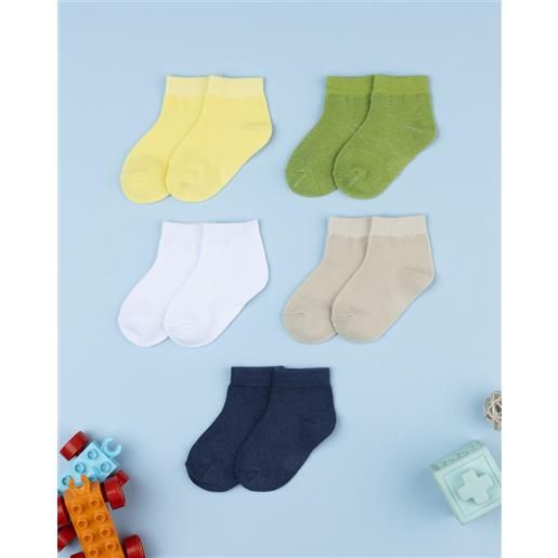 Prénatal pack 5 calze bimbo muticolor