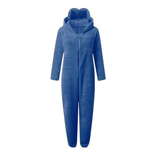 Pigiama Intero Donna In Pile A Forma Di Giraffa, Costume Cosplay Animale, Con Tasche, Per Feste E Casa - 3