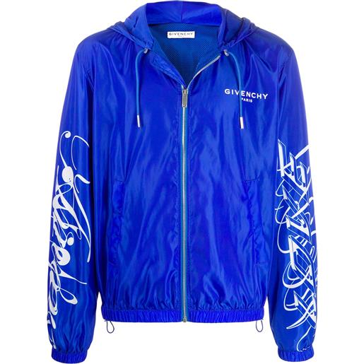 Givenchy giacca con zip - blu