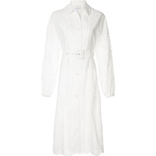 Alice McCall trench cloud obscurity in sangallo - bianco
