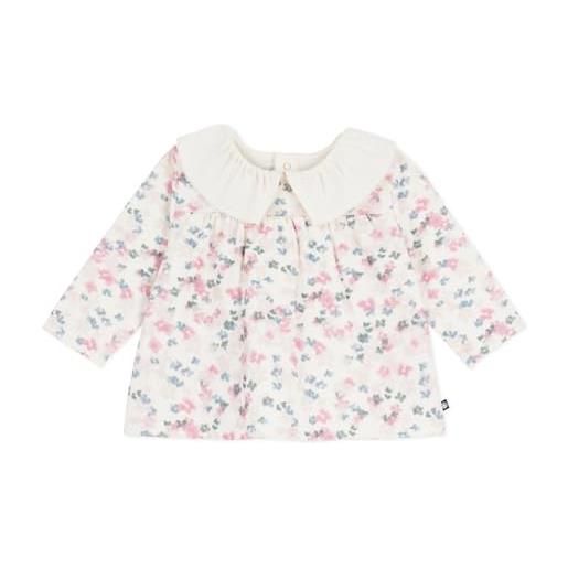 Petit Bateau charlota h abbigliamento giorno unisex bambino, milk multico, 12 mesi