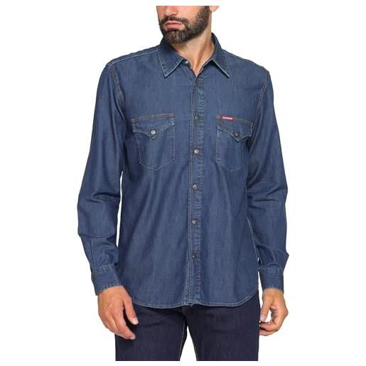 Carrera Jeans - Camicia oversize con pieghe in lino cotone Cod. 293S1757P