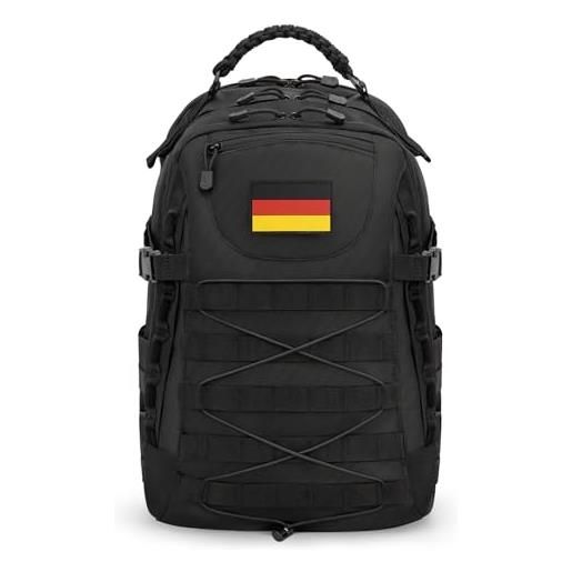 Zaino Militare Tattico Uomo In Nylon 600D - Borsa A Tracolla 30x40 Cm Per Viaggio, Escursionismo E Campeggio - Zaino Antifurto Con Tasche Multiple, Regalo Per Lui - 2