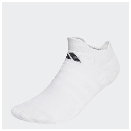adidas unisex - adulto tennis low-cut cushioned socks 1 pair, white/black, 4.5-6