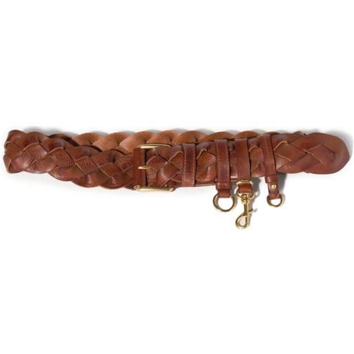 2 Cinture Intrecciate Da Donna – Cintura Elastica Larga 4,5 Cm, Lunga 98 Cm – Design Bohémien Con Fibbia Quadrata – Senza Fori, Regolabile – Perfetta Per Abiti, Jeans, Spiaggia