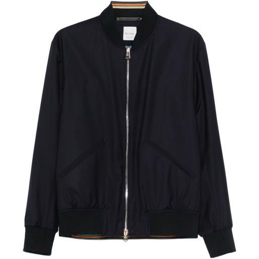 Paul Smith bomber con zip - blu
