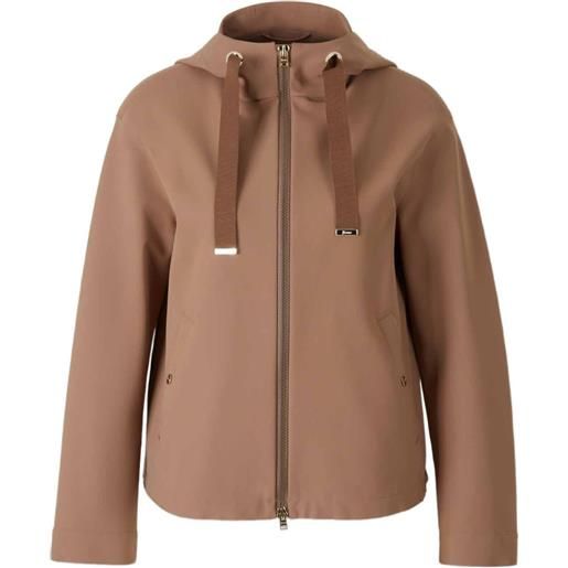 Herno giacca con cappuccio e zip - toni neutri