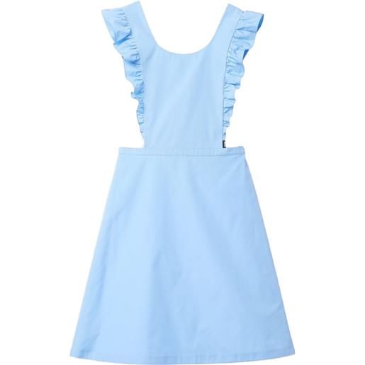 Miu Miu abito midi con ruches - blu