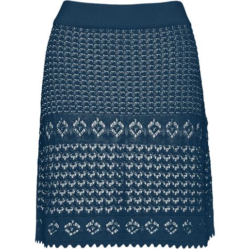 ERES minigonna angela all'uncinetto - blu