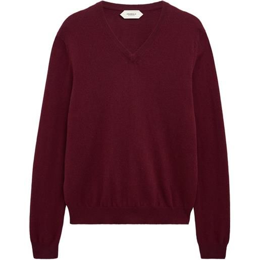 Pringle of Scotland v-neck cashmere sweater - rosso