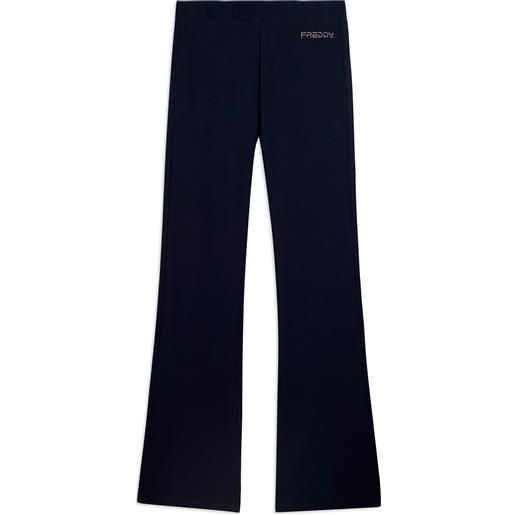 Freddy leggings aderenti con fondo a zampa e vita regular