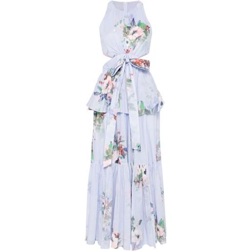 ZIMMERMANN abito lungo everley - blu