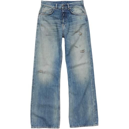 Acne Studios jeans effetto vissuto - blu
