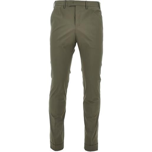 PT Torino button tapered trousers - verde