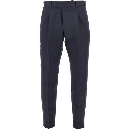 PT Torino pleated trousers - blu