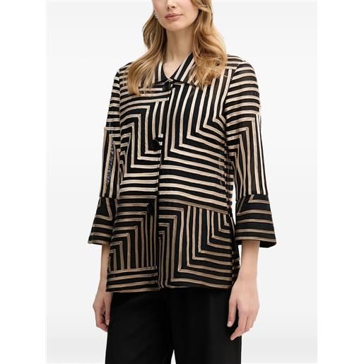 Joseph Ribkoff camicia a righe - nero