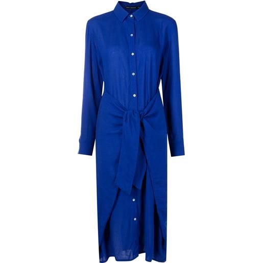 Lenny Niemeyer chemisier con cintura - blu