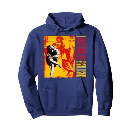 Guns N' Roses usa la tua illusione i felpa con cappuccio, unisex per adulti, navy, s