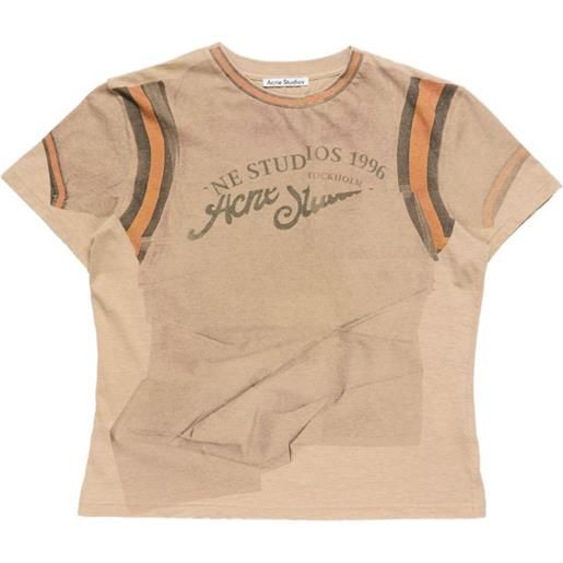 Acne Studios t-shirt con logo - toni neutri